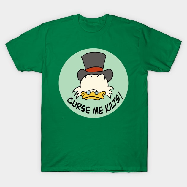 Curse me kilts T-Shirt by Kale's Art